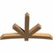 Ekena Millwork Alberta Smooth Timber Gable Bracket, Western Red Cedar, 72"W x 45"H x 5 1/2"D x 5 1/2"F, 15/12 Pitch GBW072X45X0606ALB00SWR - alternate 2